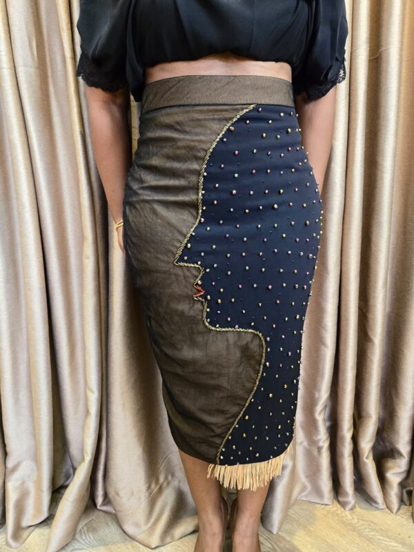 Face Silhouette Skirt